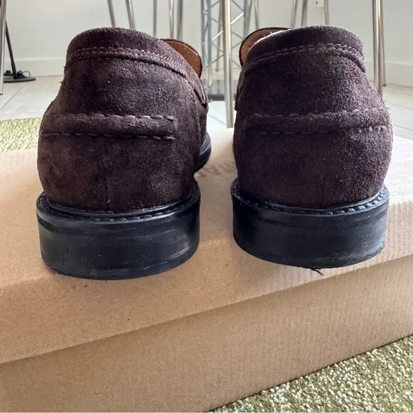 Steve Madden Chocolate Brown Suede Tassel Loafers (Radcliff) - Picture 5 of 8